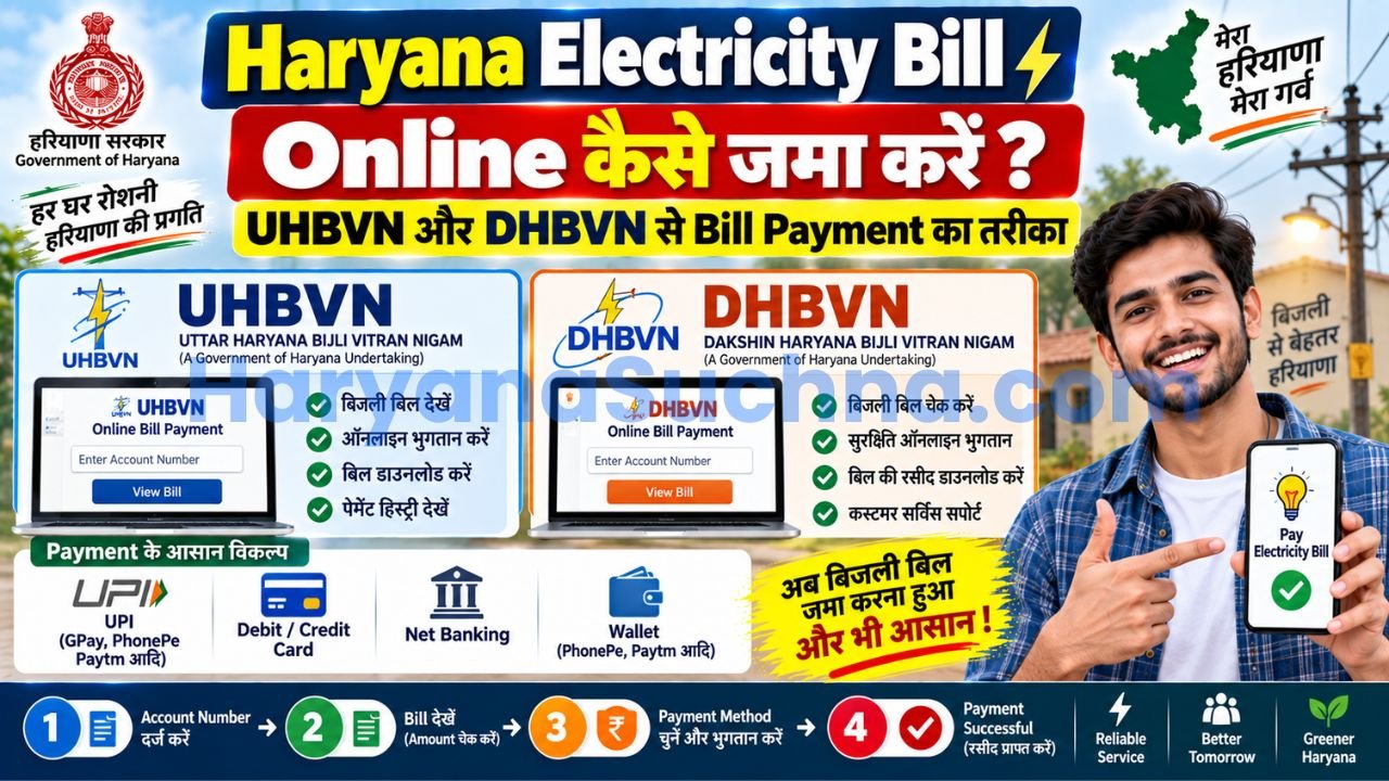 Haryana Electricity Bill Online