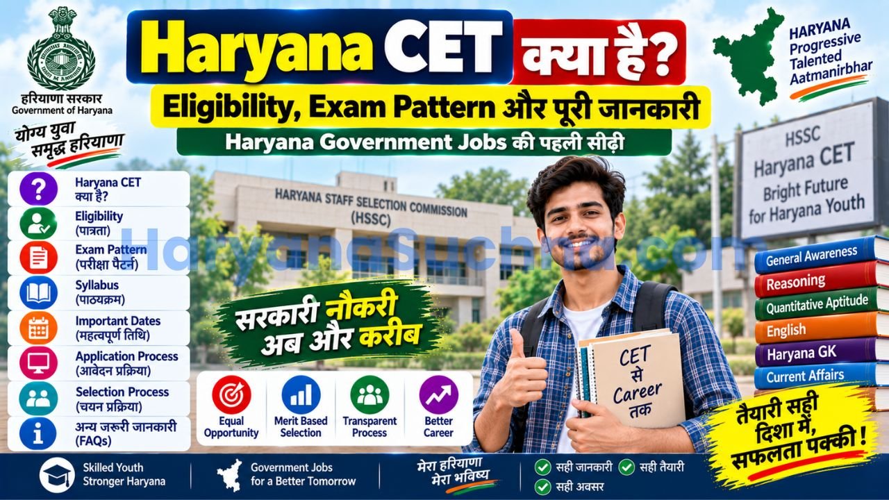 Haryana CET क्या है?